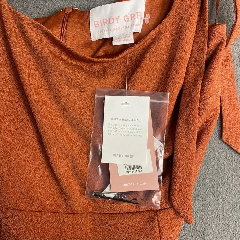 Birdy grey terracotta Alex dress size XL